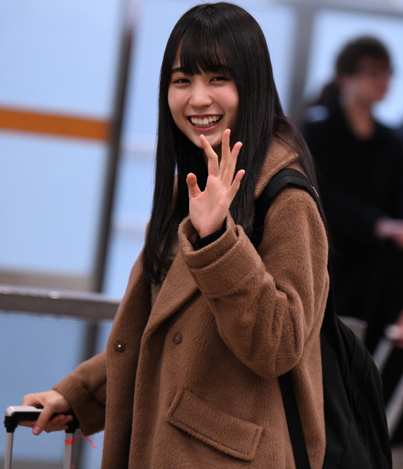 三つ編みでおさげ髪も賀喜遥香